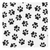 前足、犬の前足、黒い前足のパターン フォトキューブ (正面)
