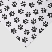 前足、犬の前足、黒い前足のパターン 薄葉紙 (詳細)