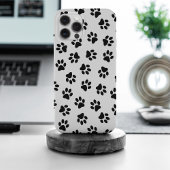 前足、犬の前足、黒い前足のパターン Case-Mate iPhoneケース