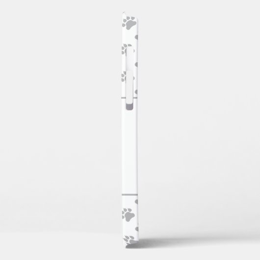 前足、犬の骨と名前を持つバイワーテリア Case-Mate iPhoneケース (裏面 / 左)