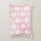 前足、白い前足、水色、ピンク アクセントクッション (正面(垂直))