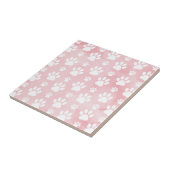 前足、白い前足、水色、ピンク タイル (側面)