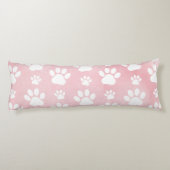 前足、白い前足、水色、ピンク ボディピロー (裏面)