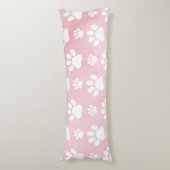 前足、白い前足、水色、ピンク ボディピロー (正面縦)