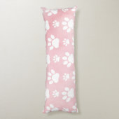 前足、白い前足、水色、ピンク ボディピロー (裏面 (縦))