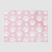 前足、白い前足、水色、ピンク 薄葉紙 (正面)