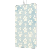 前足、白い前足、水色、青のパターン カーエアーフレッシュナー (左)