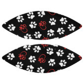 前足、白足、赤足、ハート アメリカンフットボール (パネル)