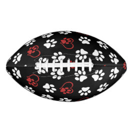 前足、白足、赤足、ハート アメリカンフットボール