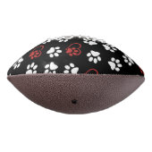 前足、白足、赤足、ハート アメリカンフットボール (回転270)