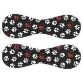 前足、白足、赤足、ハート ソフトボール (パネル)