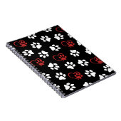 前足、白足、赤足、ハート ノートブック (右側)