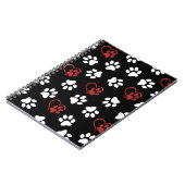 前足、白足、赤足、ハート ノートブック (左側)