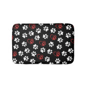 前足、白足、赤足、ハート バスマット (正面)