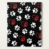 前足、白足、赤足、ハート プランナー手帳 (裏面)