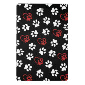 前足、白足、赤足、ハート ミニクリップボード (裏面)