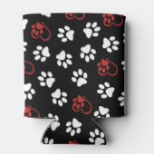 前足、白足、赤足、ハート 缶クーラー (裏面)