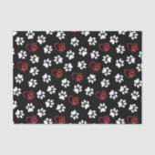 前足、白足、赤足、ハート 薄葉紙 (正面)