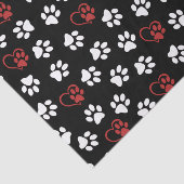 前足、白足、赤足、ハート 薄葉紙 (詳細)