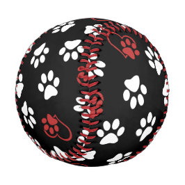 前足、白足、赤足、ハート 野球ボール