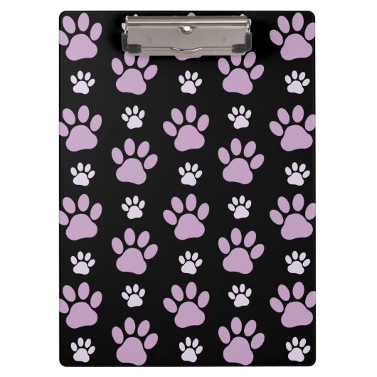 前足、薄紫前足、犬の前足、前刷りのパターン クリップボード (正面)