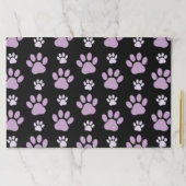 前足、薄紫前足、犬の前足、前刷りのパターン ペーパーパッド (インサイチュ)