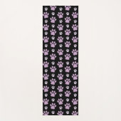 前足、薄紫前足、犬の前足、前刷りのパターン ヨガマット (正面)