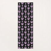 前足、薄紫前足、犬の前足、前刷りのパターン ヨガマット (裏面)