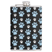 前足、青い前足、犬の前足、動物の前足 フラスク (正面)