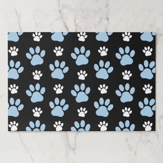 前足、青い前足、犬の前足、動物の前足 ペーパーパッド (正面)