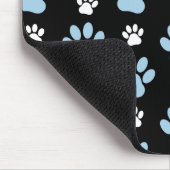 前足、青い前足、犬の前足、動物の前足 マウスパッド (コーナー)