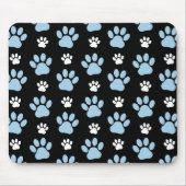 前足、青い前足、犬の前足、動物の前足 マウスパッド (正面)