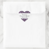 前足、黒い前足、犬の前足のパタ結婚ーン ハートシール (バッグ)