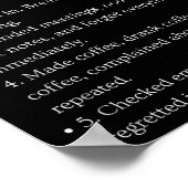 前週おもしろいの仕事で行った5つおもしろいの ポスター (角)