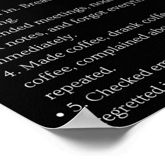 前週おもしろいの仕事で行った5つおもしろいの ポスター (角)