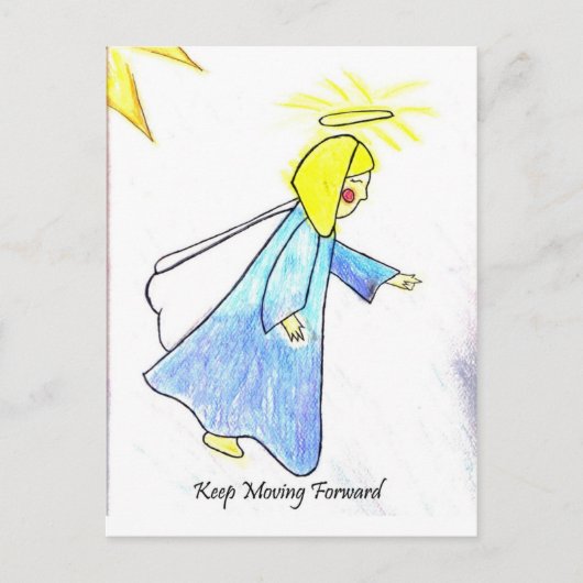 前進し続けて ポストカード (正面)