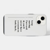 前進し続けるモチベーション iPhoneケース (裏面横)