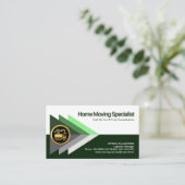 前進三角物流トラック運転手 名刺 (スタンド正面)