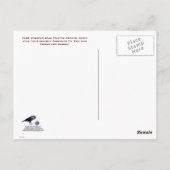 前進脱穀機CO蒸気トラクションエンジン ポストカード (裏面)