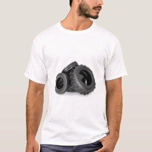 前部および後部トラクターのタイヤ Tシャツ
