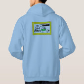 前部および背部のイメージのママのフード付きスウェットシャツ パーカ (裏面)