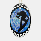 前部および背部 セラミックオーナメント (左)