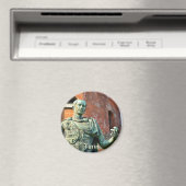 前部か古代台なしのローマの彫像 マグネット (インサイチュ (食洗機))