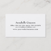 前部にあなたのお気に入りのな写真かイメージを加えて下さい 名刺 (裏面)