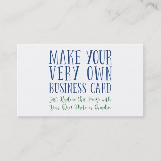 前部にあなたのお気に入りのな写真かイメージを加えて下さい 名刺 (正面)