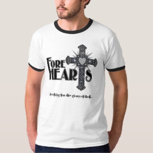 前部のハートの信号器のティー Tシャツ