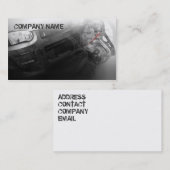 前部の再結集車の顔 名刺 (正面/裏面)