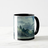 前部の木との広い景色上の眺め、 マグカップ (正面右)