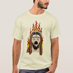 前部のBurningHippy.comのロゴ Tシャツ