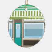 前部ベクトルを貯えて下さい セラミックオーナメント (左)